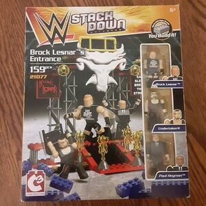 C3 Construction WWE StackDown Universe Brock Lesnar’s Entrance 21077 New Sealed!